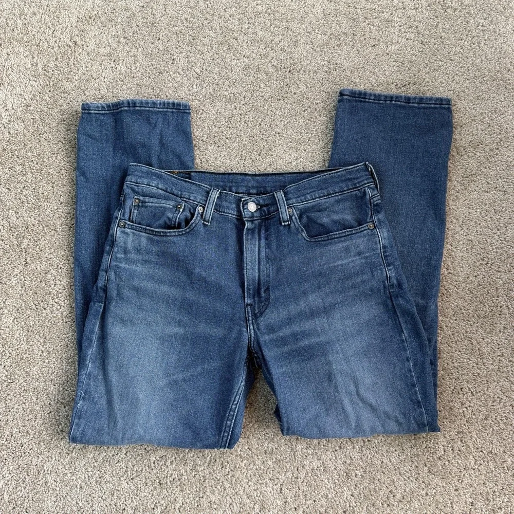 Levis 514 Jeans Mens 33x30 Medium Wash Blue Denim Regular Straight Casual Pants